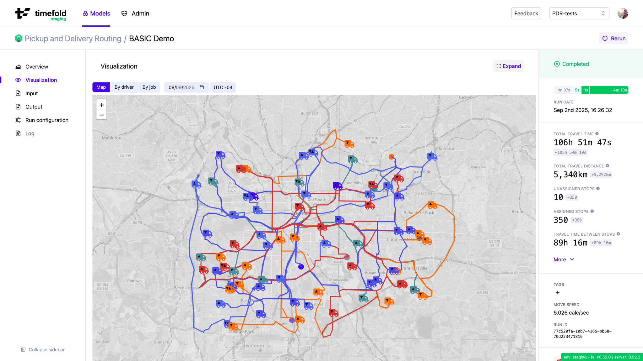 Pick-up and Delivery Routing | Timefold
